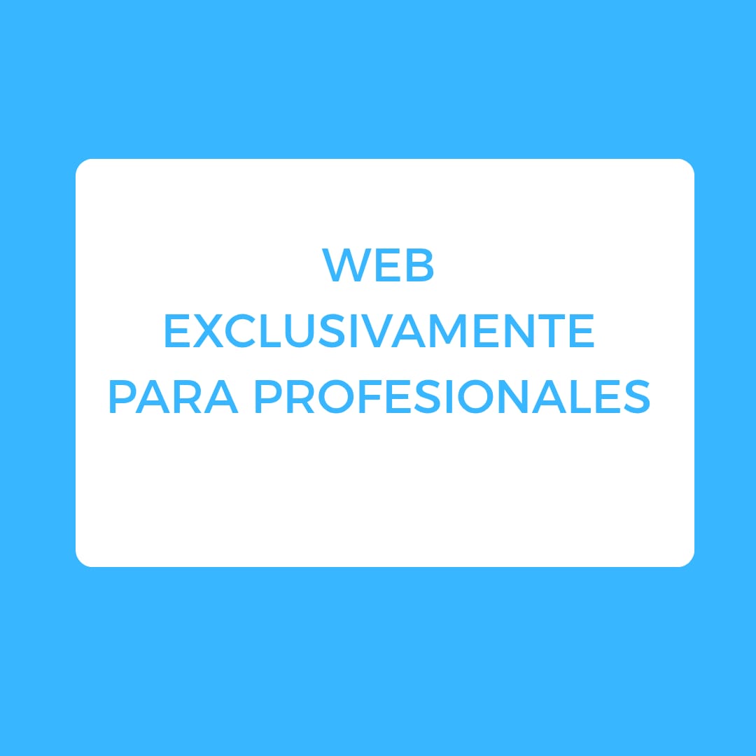 WEB EXCLUSIVAMENTE PARA PROFESIOANLES