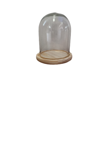  CAMPANA CRISTAL  12CMS X15 CMS 20033