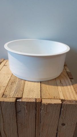 CENTRO 20X8,5CM BLANCO P-73