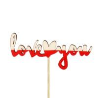 PICK LOVE YOU  4,5X10X50CM *98199214