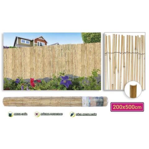 CAÑIZO NATURAL 200CMS ALTO X500CMS ANCHO 66065