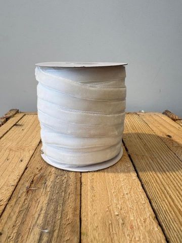 ROLLO LAZO TERCIOPELO 25M *BLANCO