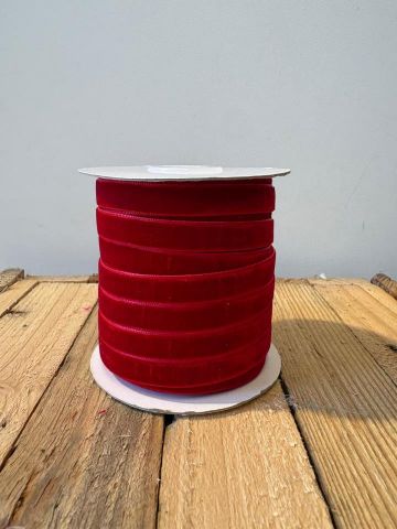 ROLLO LAZO TERCIOPELO 25M *ROJO 75236