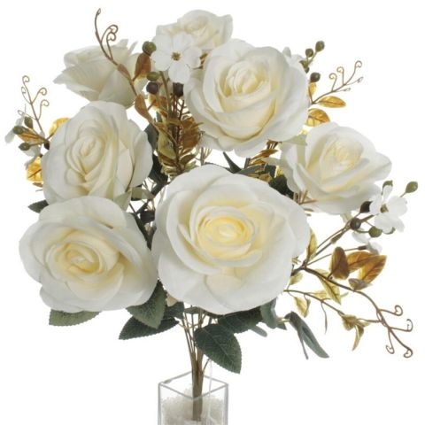 RAMO ROSAS X7 *BLANCO 7452
