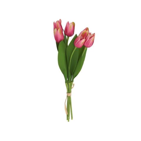 ATADO TULIPANES X6 *FUCSIA 38CM 050737