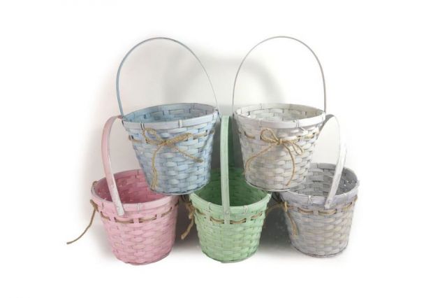 CESTA IND.  5 COLORES 20X18 ASA 33CMS  0281924