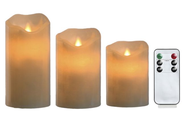 SET 3 VELAS LED VE-212598