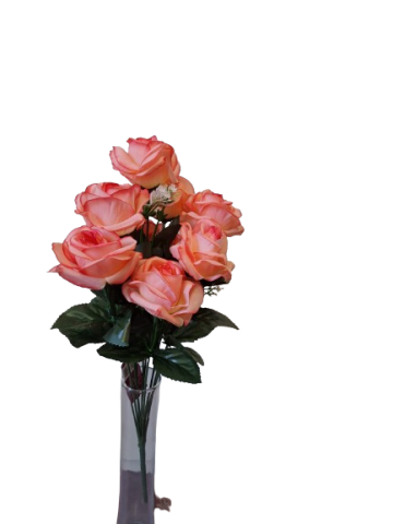 RAMO ROSAS X10-45CM TE *989442