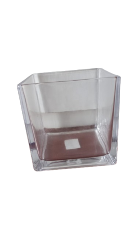 CRISTAL CUADRADO 14X14X14CM *H19804