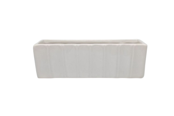 JARDINERA BLANCA OLAS 23*8*7 0098171