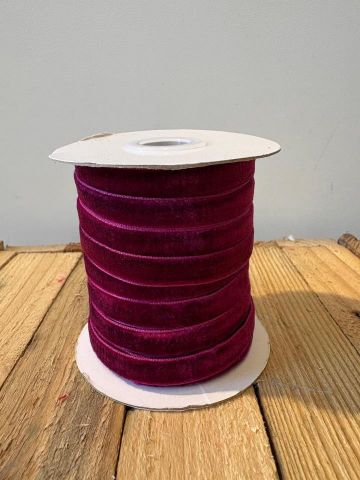 ROLLO LAZO TERCIOPELO 25M *BOUGANVILLA