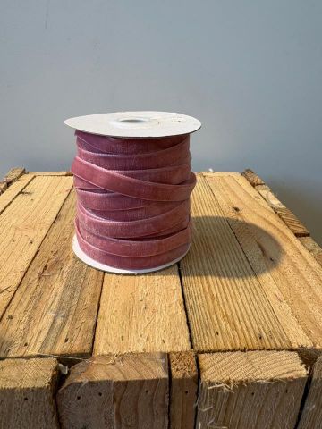 ROLLO LAZO TERCIOPELO 25M *ROSA NUDE