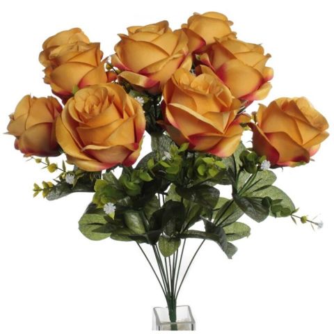 RAMO ROSAS X12 *NARANJA 6531