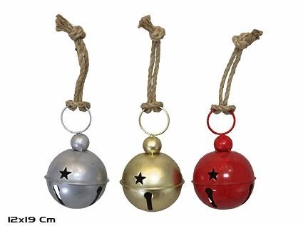 COLGANTE CASCABEL 19X12CM 3STD *273112