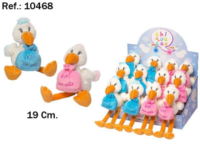 CIGÜEÑA 19CM 2 COLORES *10468