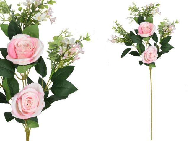 VARA ROSAS/LILIES X5 87CMS *ROSA 35541