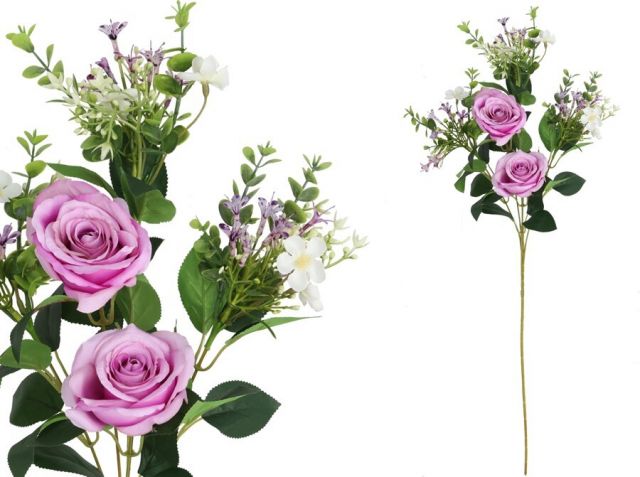 VARA ROSAS/LILIES X5 87CMS *VIOLETA 35558