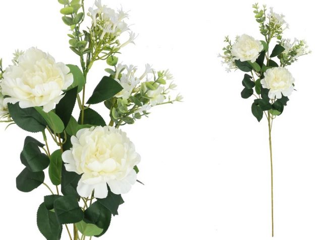 VARA PEOINIAS/LILIES*BLANCOX5 87CMS 35565
