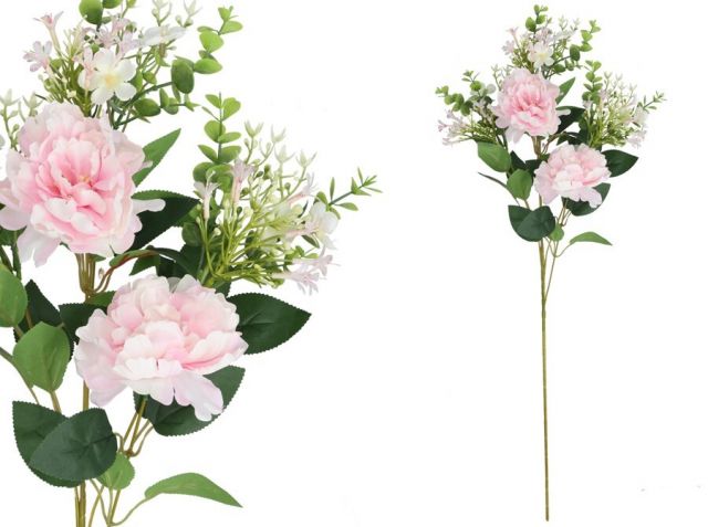 VARA PEOINIAS/LILIES*ROSA X5 87CMS 35602