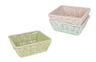 CESTO COLORES SURTIDOS 16X13X6CM *16202