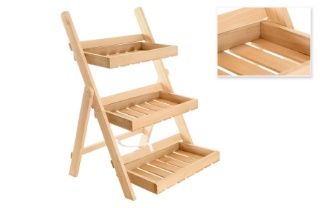 ESTANTERIA JARDINERA MADERA 40X50X62CM  *20809