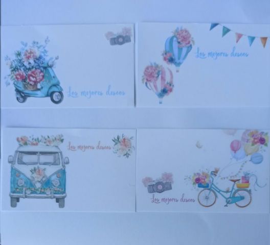 TARJETA Y SOBRES 100UND 4SRTD *E20286/SP