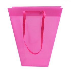 BOLSO PLASTICO 24/11x12/11x26cm ROSA*79356