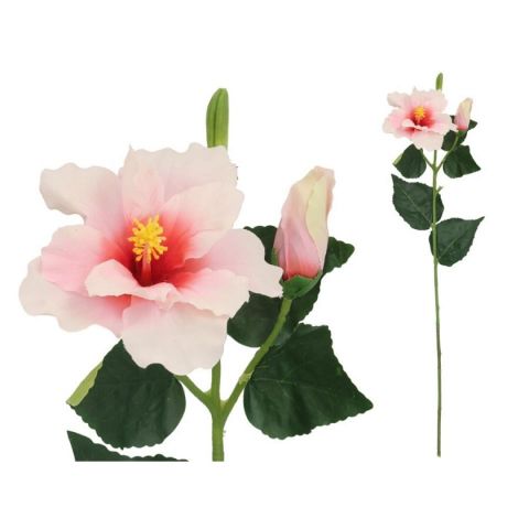 VARA HIBISCUS X2 60CM *ROSA 438214