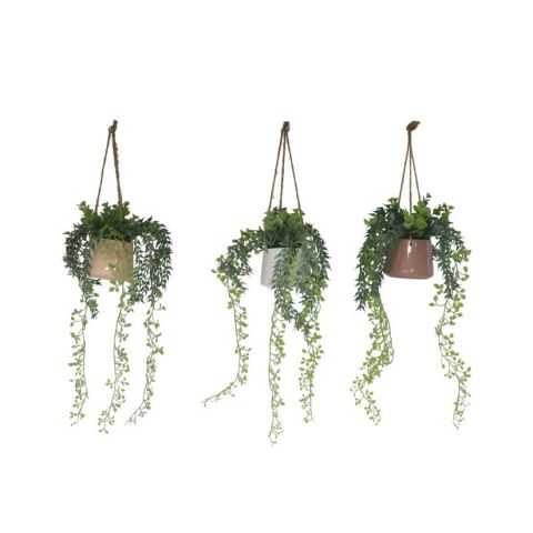 PLANTAS COLGANTE MACETERO CERAMICA 62 CMS 203614