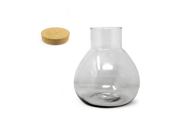FLORERO PIEDRA ALTA CON TAPON 25CM *1362024