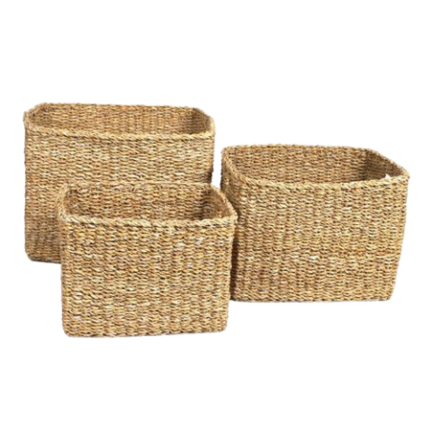 SET 3 CESTAS RECTANGULAR *54996