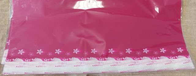 PAQUETE 12 LAMINA * CON FLORES*FUXIA 223534/007