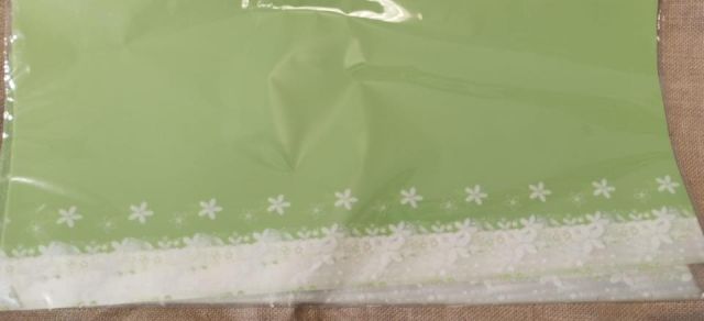 PAQUETE 12 LAMINA * CON FLORES*VERDE 223534/190