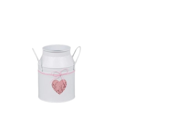 JARRON LECHERA *BLANCO/ROSA H13CMS 223121