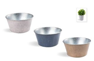 MACETERO LATON REDONDO 3SURTIDOS *20114