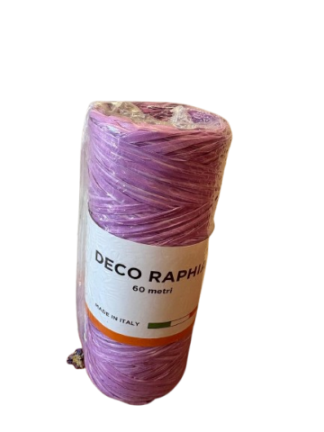 RAFIA SINTETICA 60MTR *LILA 