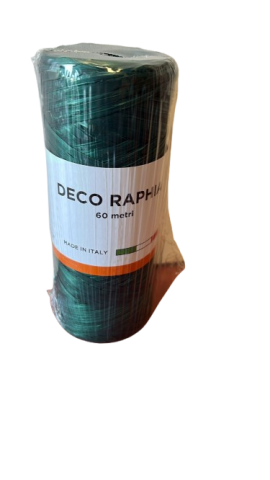 RAFIA SINTETICA 60MTR *VERDE OSCURO
