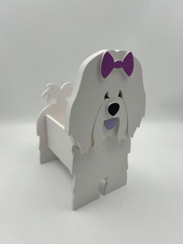 JARDINERA PERRO  COTON DE TULEAR *P2501
