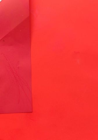 ROLLO PERLATO DOBLE CARA ROJO/BURDEOS 70X50