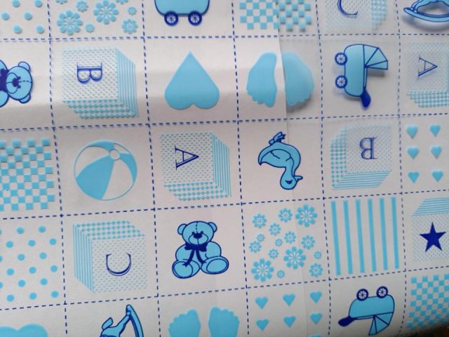 BOBINA CELOFAN BABY *CELESTE 70X50M