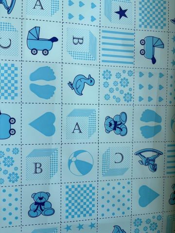 BOBINA PERLATO BABY*CELESTE 70X50M 