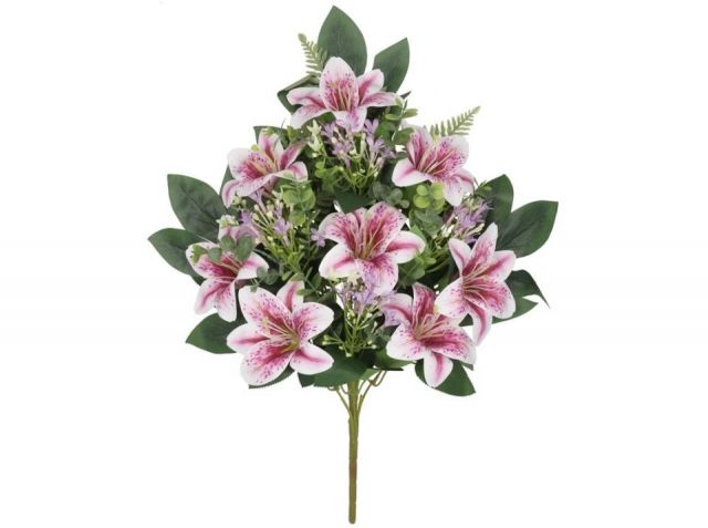 RAMO ENCARADO AZUCENAS X12 *VIOLETA 404301