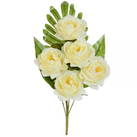 RAMO ENCARADO PEONIA X5 *MARFIL *235233