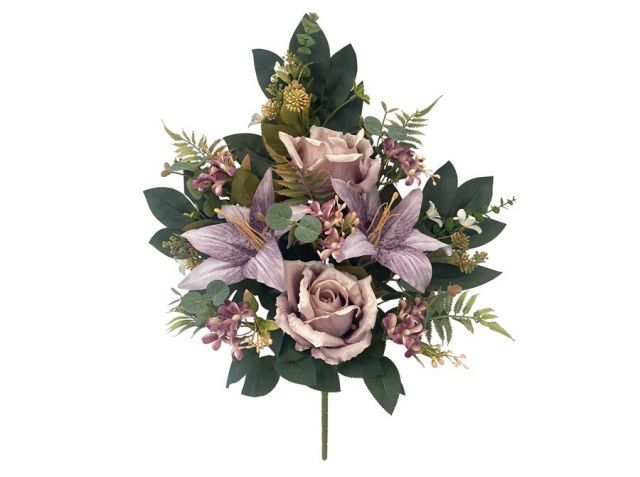 CONJUNTO ROS-LILIUM GLITTER X12-60CM(MV) 75349