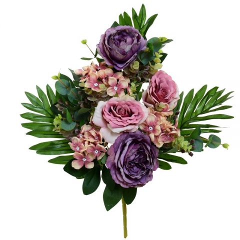 RAMO ENCARADO ROSA-HORTENSIA X12 VIOLETA 264455