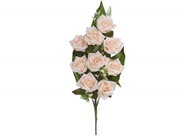 RAMO ENCARADO ROSAS  X9 *MARFIL 142067