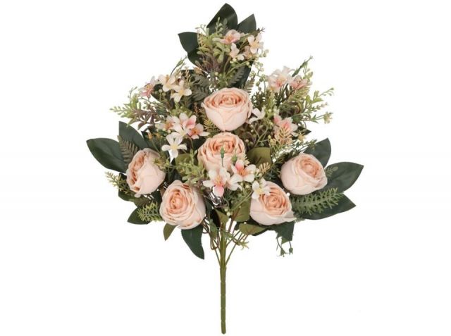 RAMO ENCARADO ROSAS-MIX X12 BEIGE *404943
