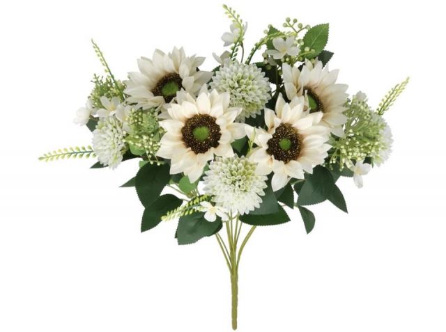 RAMO GIRASOLES-ALIUM X12 *CREMA 405254