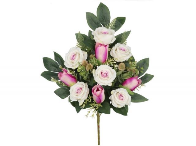 RAMO ENCARADO ROSA-TULIPAN X12 VIOLETA 403328