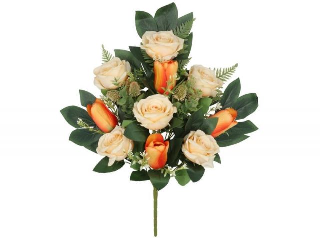 RAMO  ENCARADO ROSA-TULIPAN X12 TE 403298